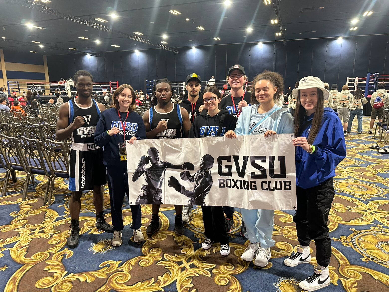 Winter 2026 GVSU boxing competitors